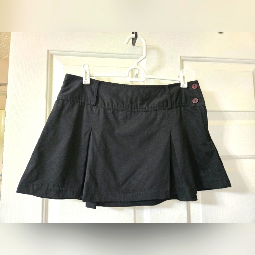 Charlotte Russe Black Skater Skirt